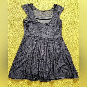 Navy lace dress